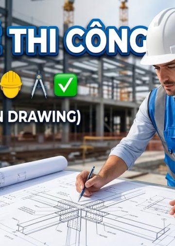 Bản vẽ thi công Construction Drawing là gì và vai trò cốt lõi trong dự án xây dựng