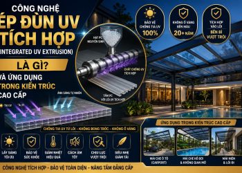 Công nghệ ép đùn UV tích hợp (Integrated UV Extrusion) là gì và ứng dụng trong kiến trúc cao cấp