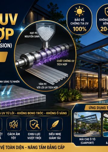 Công nghệ ép đùn UV tích hợp (Integrated UV Extrusion) là gì và ứng dụng trong kiến trúc cao cấp