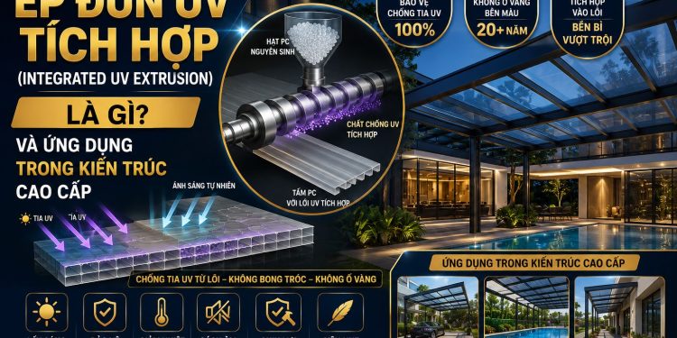 Công nghệ ép đùn UV tích hợp (Integrated UV Extrusion) là gì và ứng dụng trong kiến trúc cao cấp
