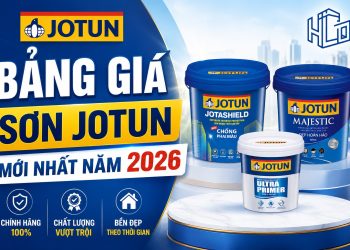 Bảng giá sơn Jotun mới nhất năm 2026